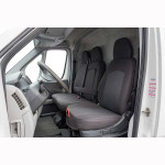 Autopotahy FORD TRANSIT VII, 6 míst, od r. 2014, žakar šedý