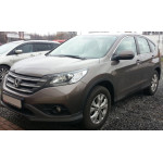 Autopotahy HONDA CR-V IV, od r. 2012, AUTHENTIC LEATHER, černé