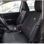 Autopotahy HONDA CR-V IV, od r. 2012, AUTHENTIC LEATHER, černé