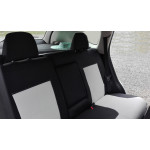 Autopotahy HONDA CR-V IV, od r. 2012, AUTHENTIC LEATHER, černobílé