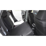 Autopotahy HONDA CR-V IV, od r. 2012, AUTHENTIC LEATHER, černobílé