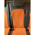 Autopotahy DACIA JOGGER, 5 MÍST, od r. 2021, VELVET EXCLUSIVE oranžové