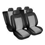 Autopotahy Seat Leon I, od r. 1999-2005, Eco kůže + alcantara šedé