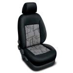 Autopotahy FORD TRANSIT, 3 místa, od r. 2000-2006, AUTHENTIC PREMIUM Matrix šedý