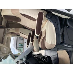 Autopotahy CAMPER- obytné auto, 2 místa, LUXURY LEATHER béžové